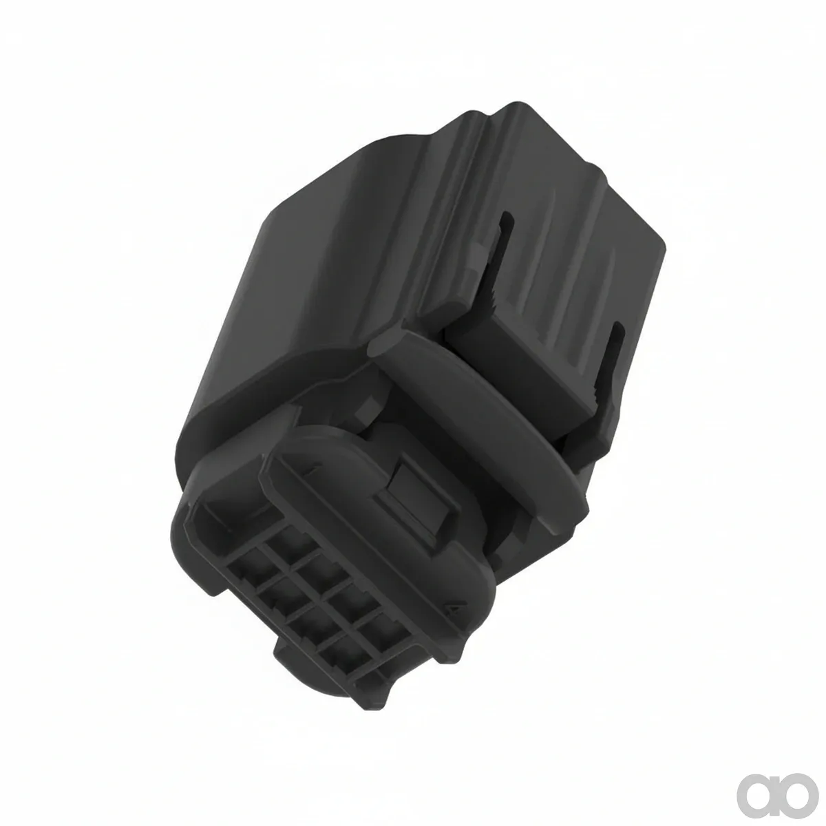 John Deere - 57M13278 - Tyco Schwarzes Externes Elektrisches Steckverbindergehaeuse, 8 Kavitaeten