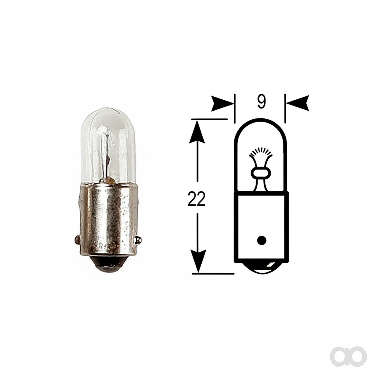 John Deere - 57M6394 - Gluehlampe, 12 Volt, 4 Watt