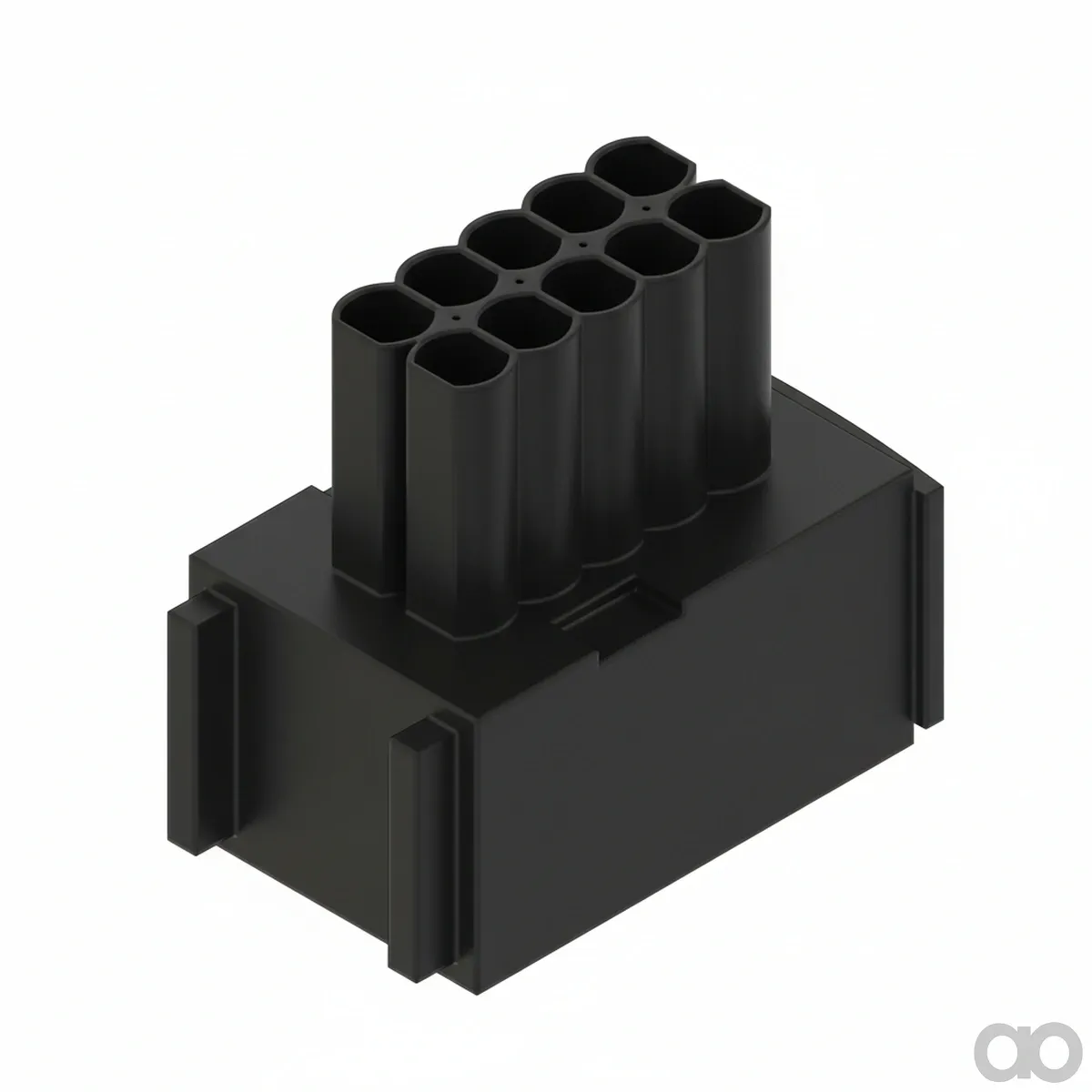 John Deere - 57M8071 - Schwarzes Externes Elektroverbindergehaeuse, 10 Kavitaeten