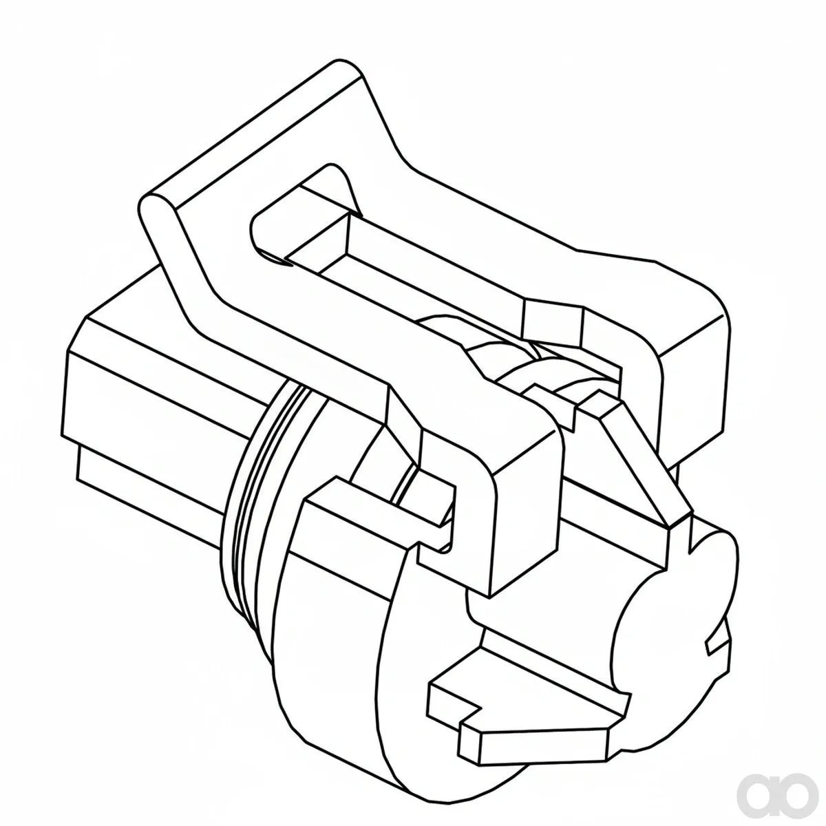 John Deere - 57M8624 - Mittelgraue Elektrische Verriegelungsvorrichtung