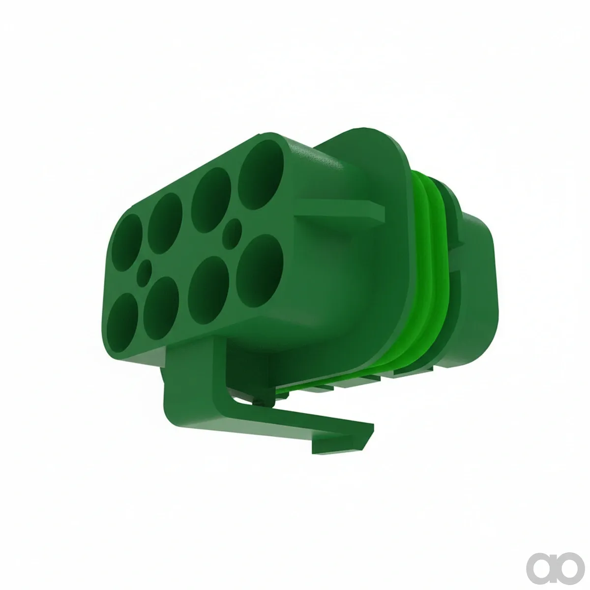 John Deere - 57M8985 - Gruenes Internes Elektrisches Steckergehaeuse, 8 Pole