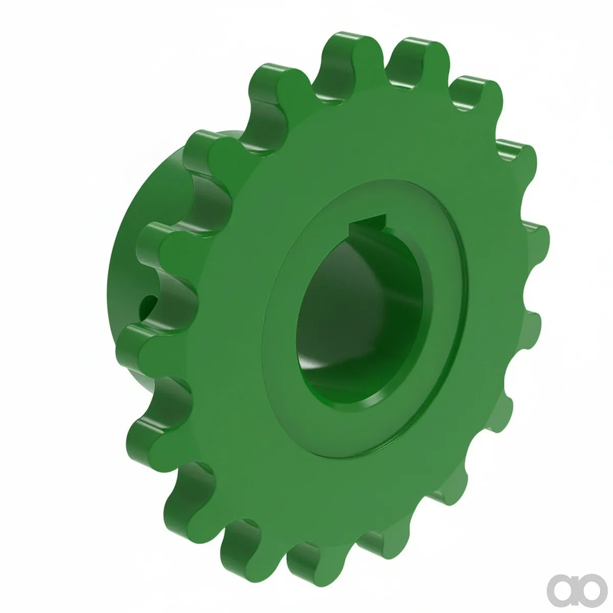 John Deere - AH128074 - Kettenrad, 17 Zaehne