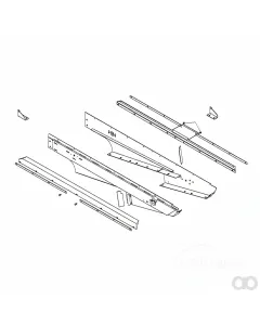 John Deere - AH221499 - Siebseitenblech-Stuetzkit