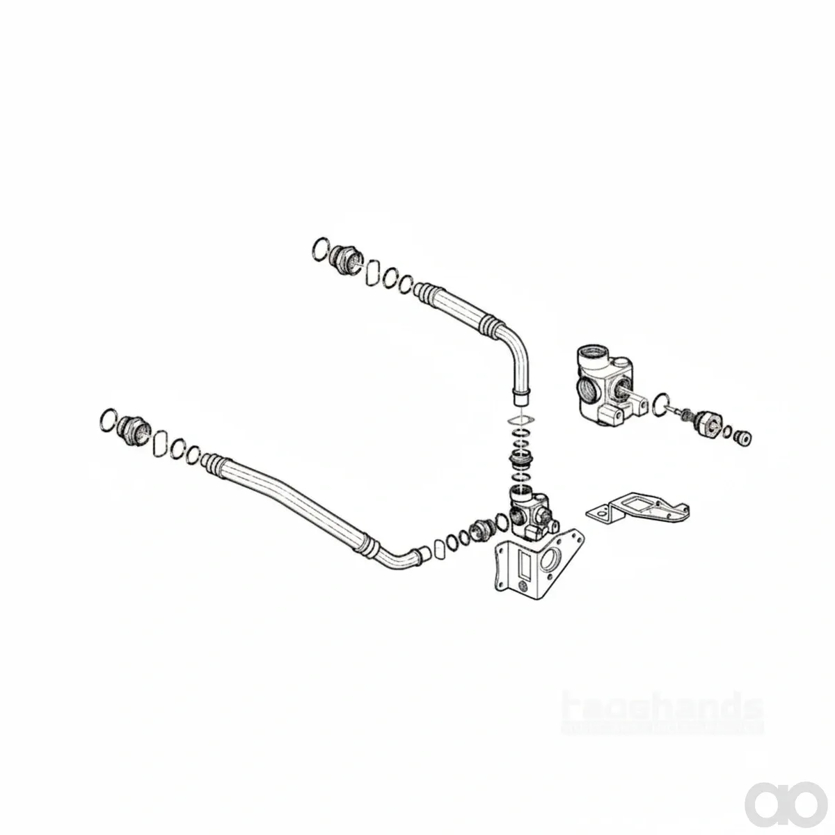 John Deere - AL155838 - Hydraulikoelfilter-Kopfkit