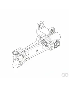 John Deere - AL167052 - MFWD-Achse linkes Gehaeuse