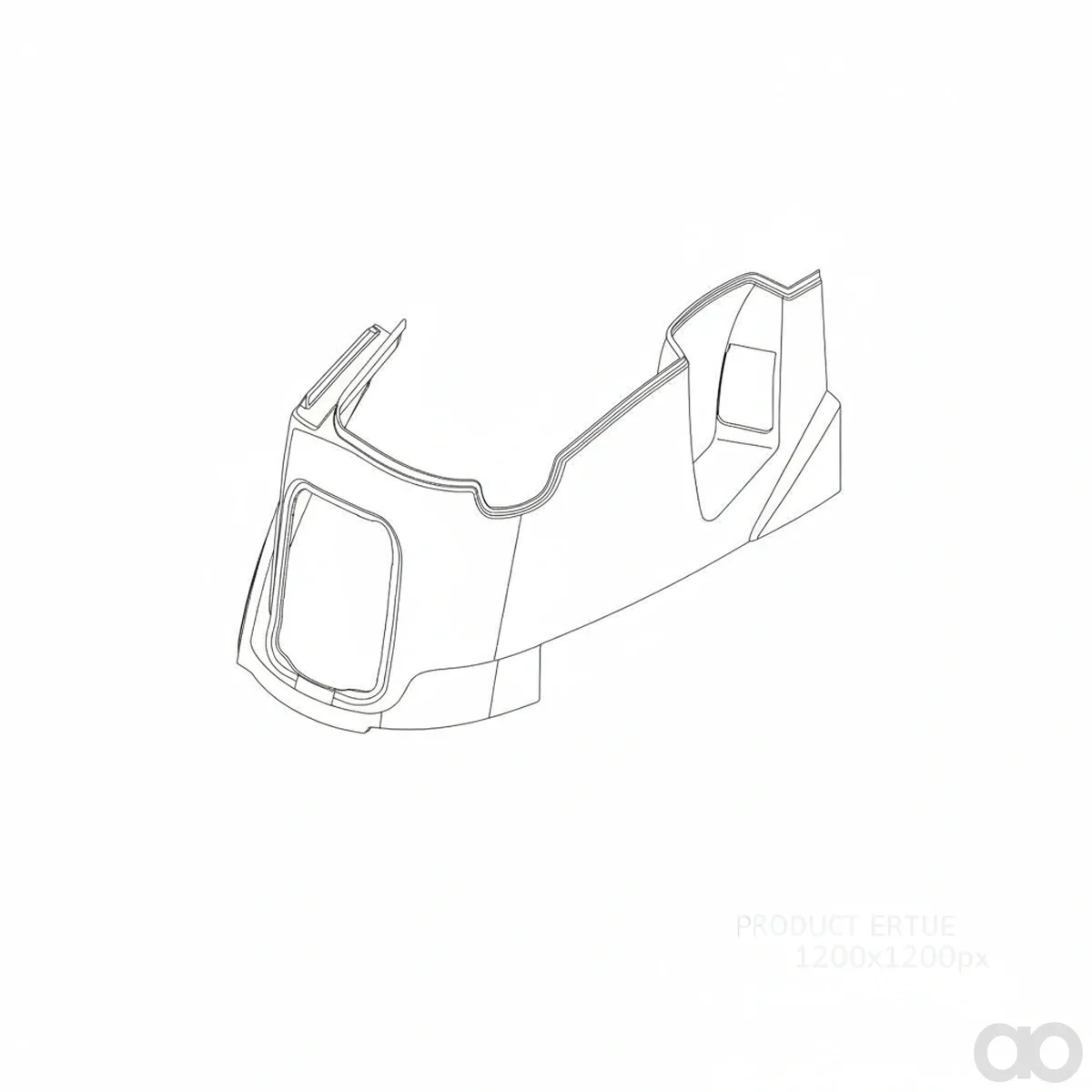 John Deere - AL218368 - Konsolenblende, Rechte Seite