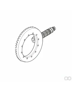 John Deere - AL221172 - Differential-Antriebskranzrad und Ritzel