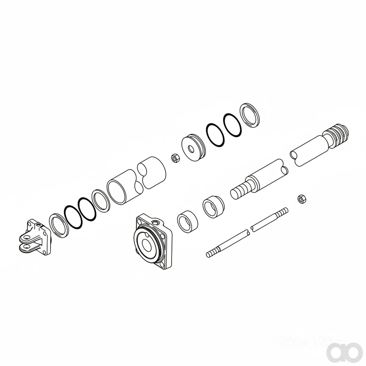 John Deere - AN237045 - Hydraulikzylinder-Reparatursatz