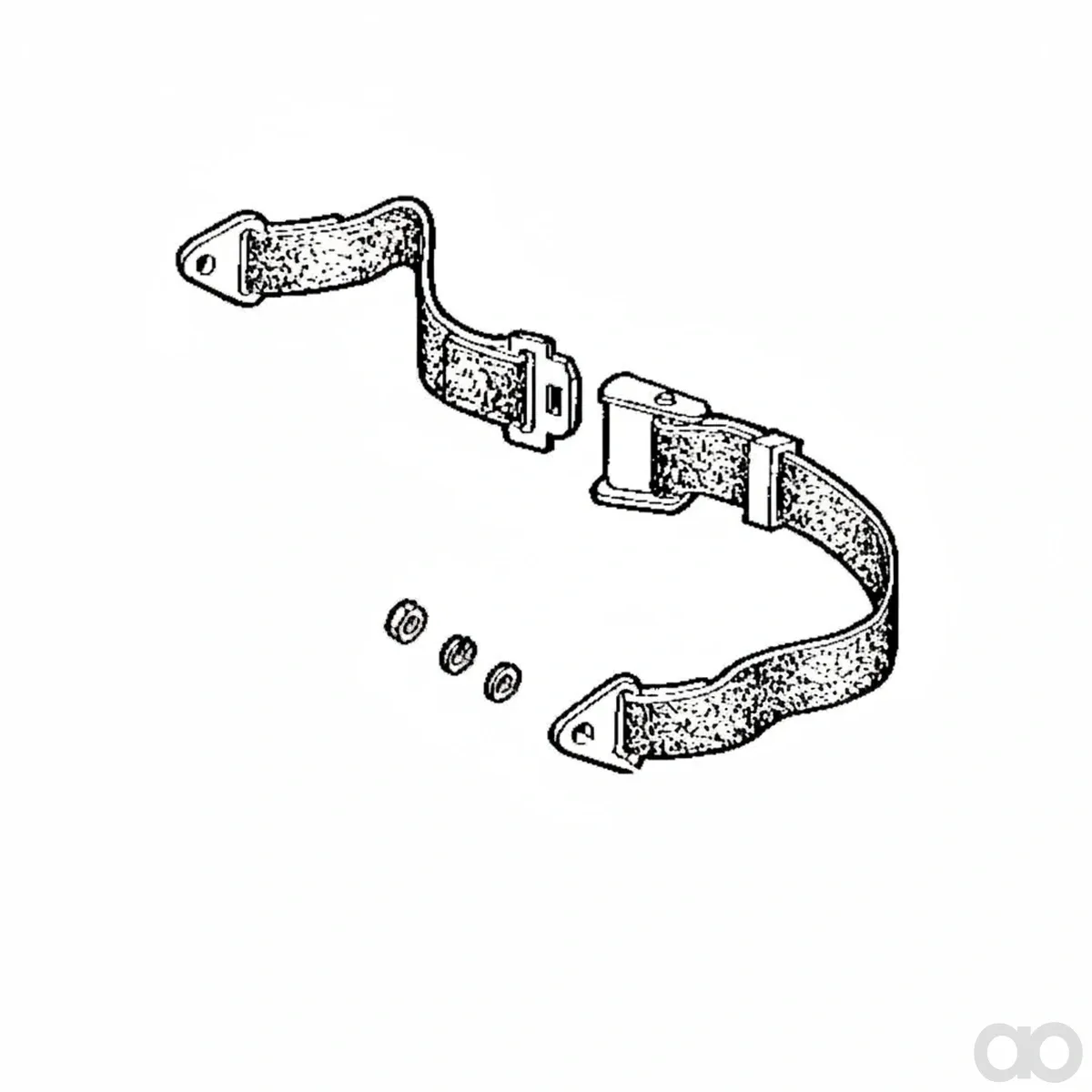 John Deere - AR41761 - 4-Pfosten-Roll-Guard™-Sicherheitsgurtsatz