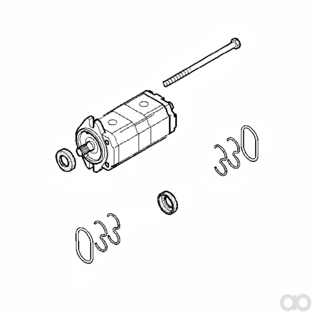 John Deere - AZ101446 - Hydraulik-Zahnradpumpe