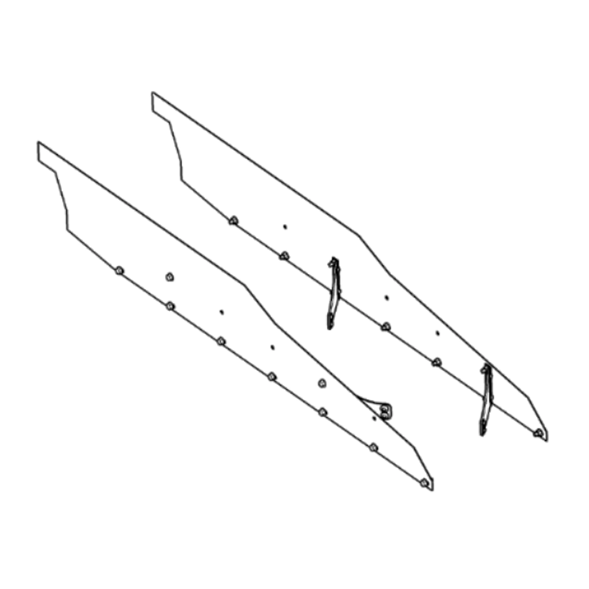John Deere - BH84391 - Reinigungsschuh-Satz