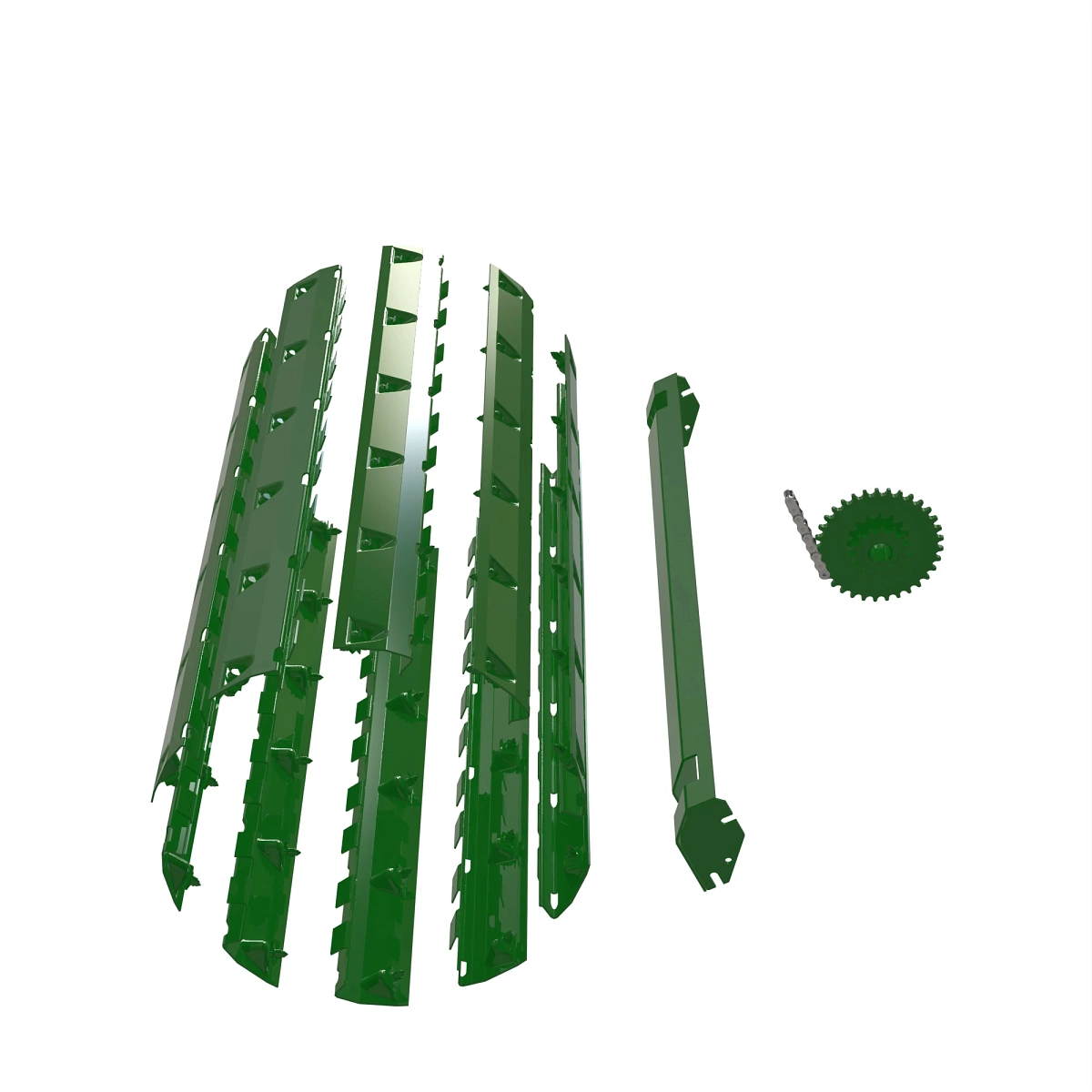 John Deere - BXE11038 - Dreschzylinder-Fuellplatten-Umruestsatz fuer Erntegut