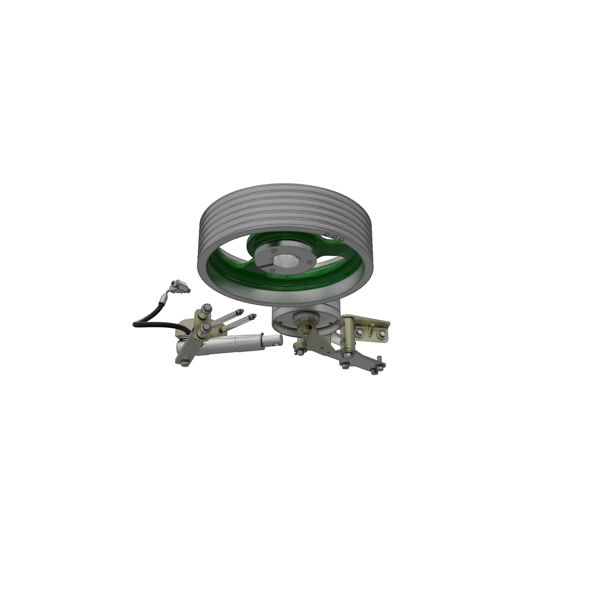 John Deere - BXE11088 - Hydraulischer Kornaufbereiter-Spannvorrichtungsaufsatz mit 7-Rillen-Antriebsscheibe
