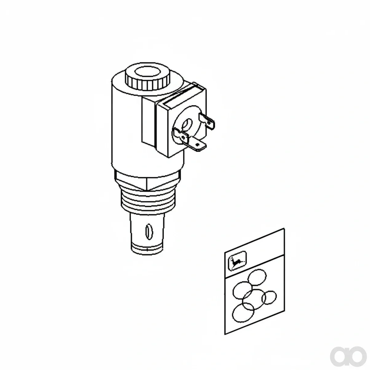 John Deere - DC48753 - Magnetventil