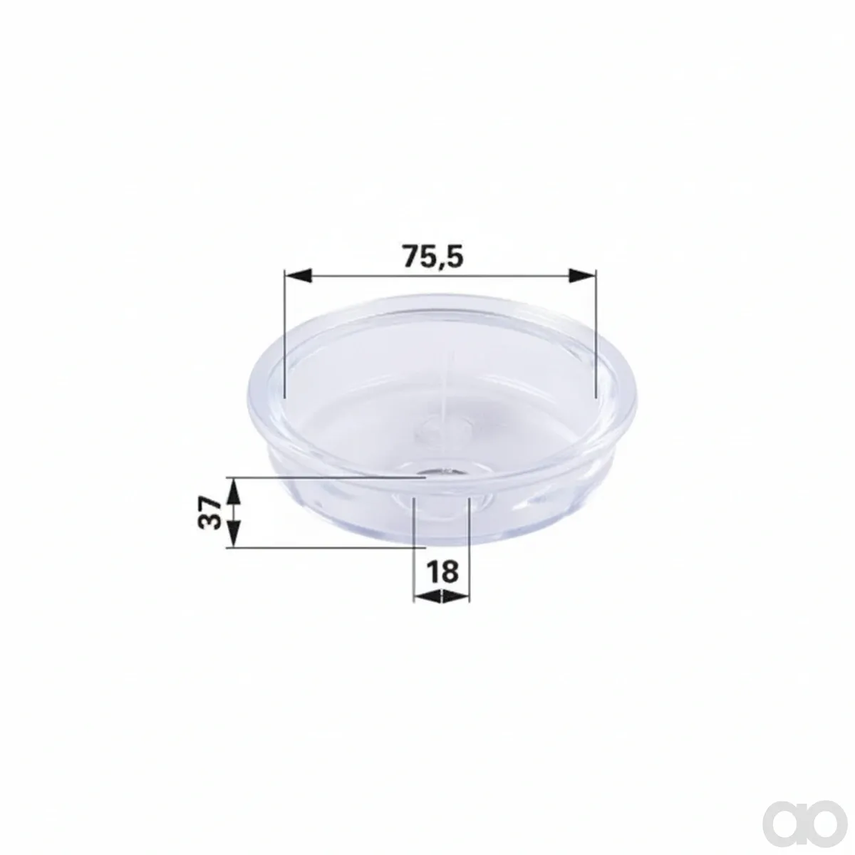 Prillinger - 00102112 - Unterteil Glas Fuer CAV Filter