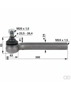 Prillinger - 00110012 - Kugelgelenk M24x1,5 Innengewinde