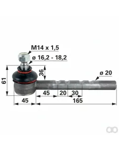 Prillinger - 00110118 - Kugelgelenk Anstelle Von Steyr