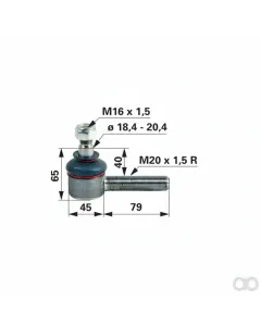 Prillinger - 00110151 - Kugelgelenk M20x1,5
