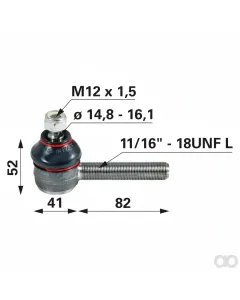 Prillinger - 00110232 - Kugelgelenk 11/16 Zoll UNF