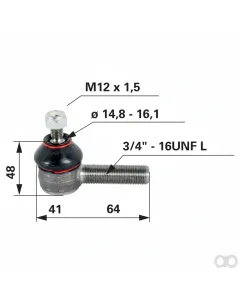 Prillinger - 00110233 - Kugelgelenk 3/4 Zoll