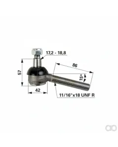 Prillinger - 00110235 - Kugelgelenk 11/16 Zoll UNF
