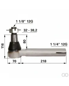 Prillinger - 00110244 - Kugelgelenk rechts, 1 1/4 Zoll