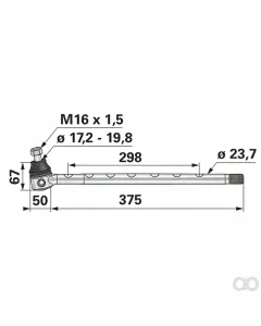 Prillinger - 00110252 - Kugelgelenk anstelle von Ford