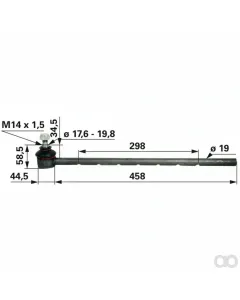 Prillinger - 00110254 - Kugelgelenk anstelle von Ford
