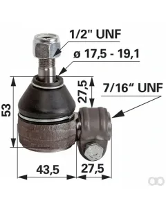 Prillinger - 00110317 - Kugelgelenk 7/16 Zoll Zu Ford