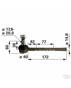 Prillinger - 00110338 - Kugelgelenk Anstelle Von Mf 18