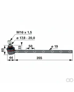 Prillinger - 00110365 - Kugelgelenk Anstelle Von Mf 88