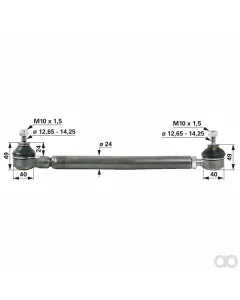 Prillinger - 00110373 - Spurstange Komplett Reform Laenge