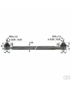 Prillinger - 00110374 - Spurstange Komplett Reform Laenge