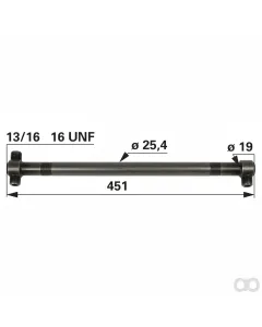 Prillinger - 00110382 - Spurstangenrohr Anstelle Von M