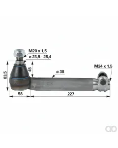 Prillinger - 00110402 - Kugelgelenk M24X1,5