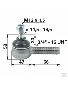 Prillinger - 00110411 - Kugelgelenk 3/4 Zoll