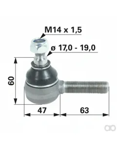 Prillinger - 00110413 - Kugelgelenk 21/32 Zoll