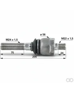 Prillinger - 00110597 - Axialgelenk M24X1,5/M22X1,5