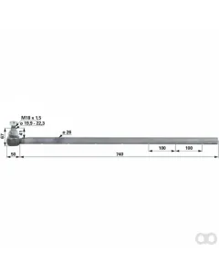Prillinger - 00110870 - Kugelgelenk Dm 26 Mm Zu Deutz