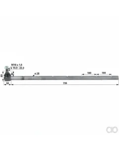 Prillinger - 00110871 - Kugelgelenk Dm 28 Mm Zu Deutz