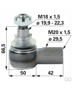 Prillinger - 00111507 - Kugelgelenk M20X1,5 mm Innengewinde