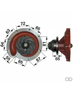 Prillinger - 00112112 - Wasserpumpe Anstelle von IHC 3