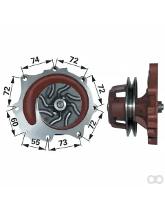 Prillinger - 00112205 - Wasserpumpe mit Dichtung Anstelle von