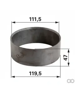 Prillinger - 00112626 - Schrumpfbuechse Vorne, Anstelle