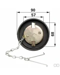 Prillinger - 00113781 - Tankverschluss Zu MF