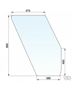 Prillinger - 00114002 - Tuerscheibe rechts Farbe Klar