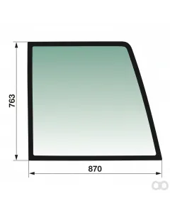 Prillinger - 00114016 - Tuerscheibe Rechts Oben Farbe G