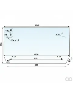 Prillinger - 00114059 - Heckscheibe Zu Mauser