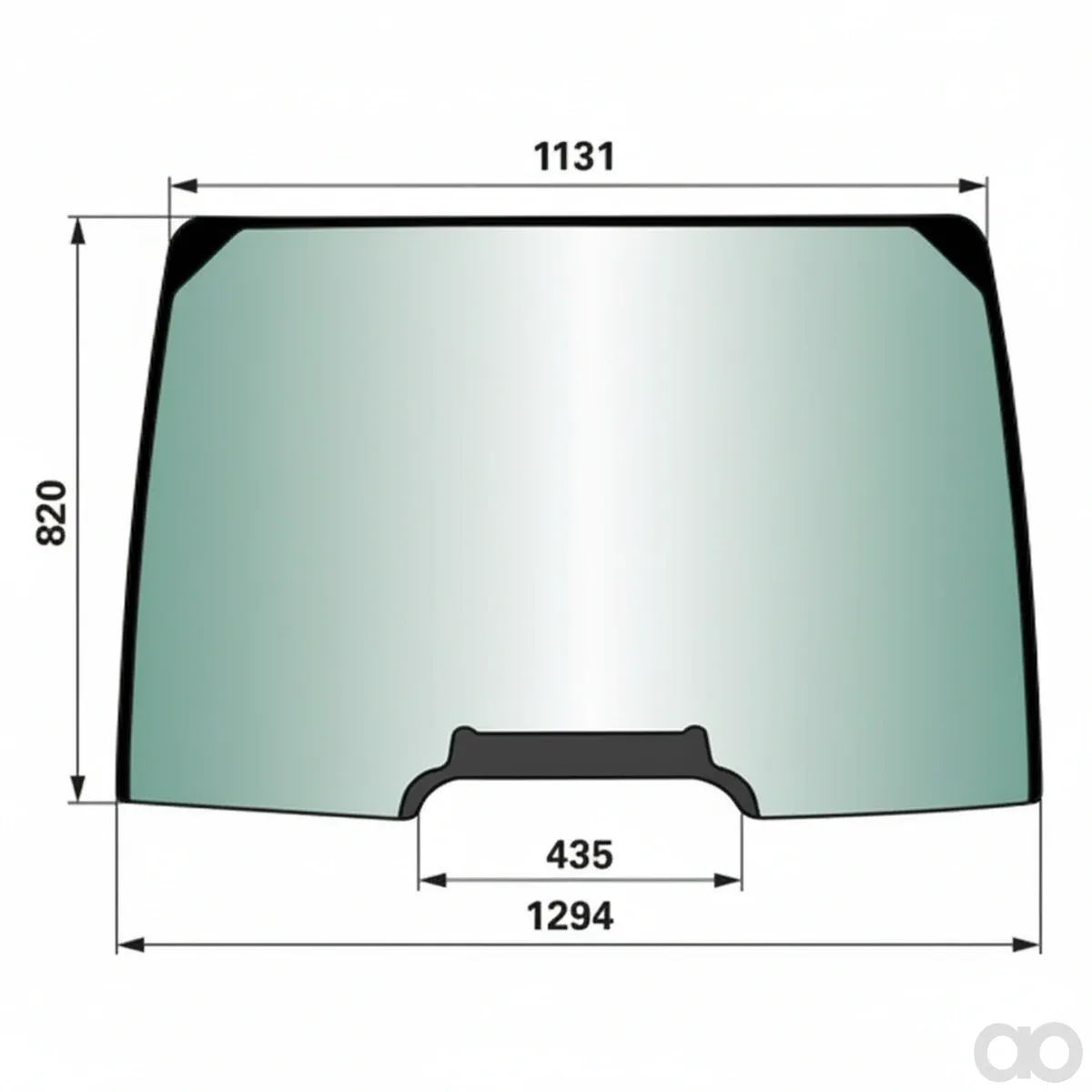 Prillinger - 00114064 - Frontscheibe Fix Anstelle Von