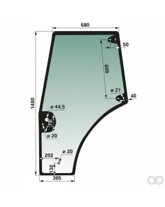 Prillinger - 00114431 - Tuerscheibe Stangen Anstelle Von